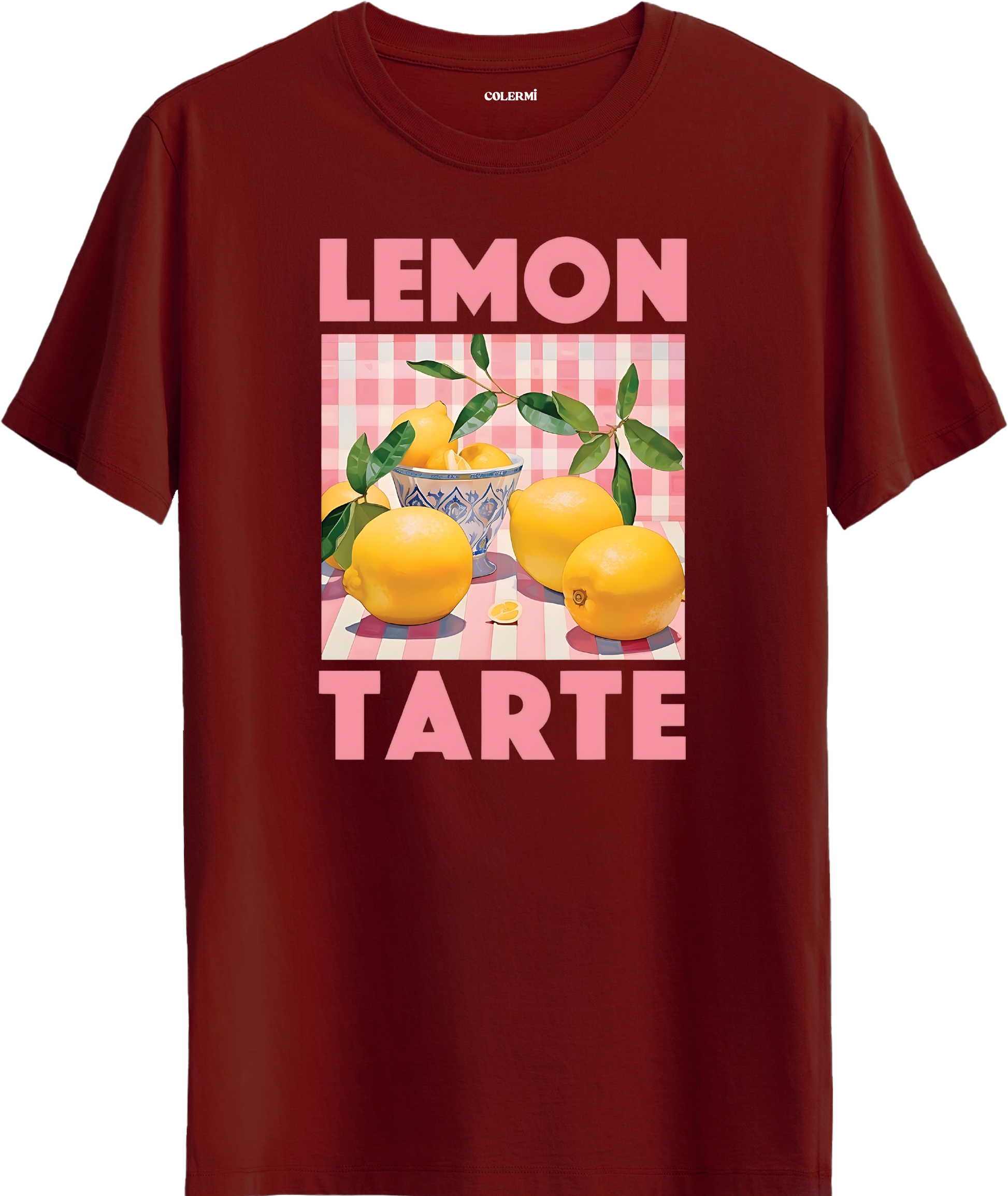 Limon Tarte Baskılı Tişört | Colermi Tişört