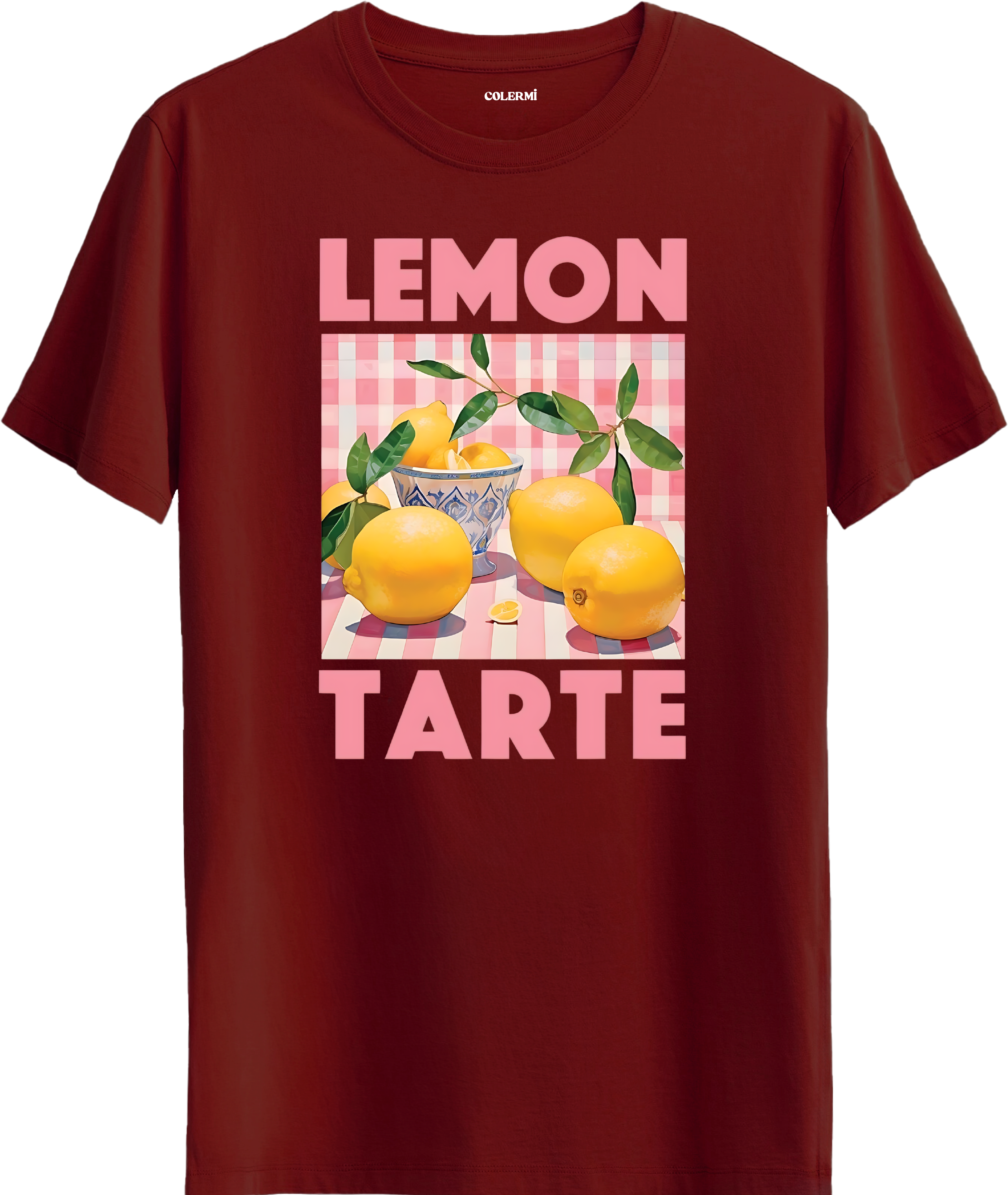 Limon Tarte Baskılı Tişört | Colermi Tişört
