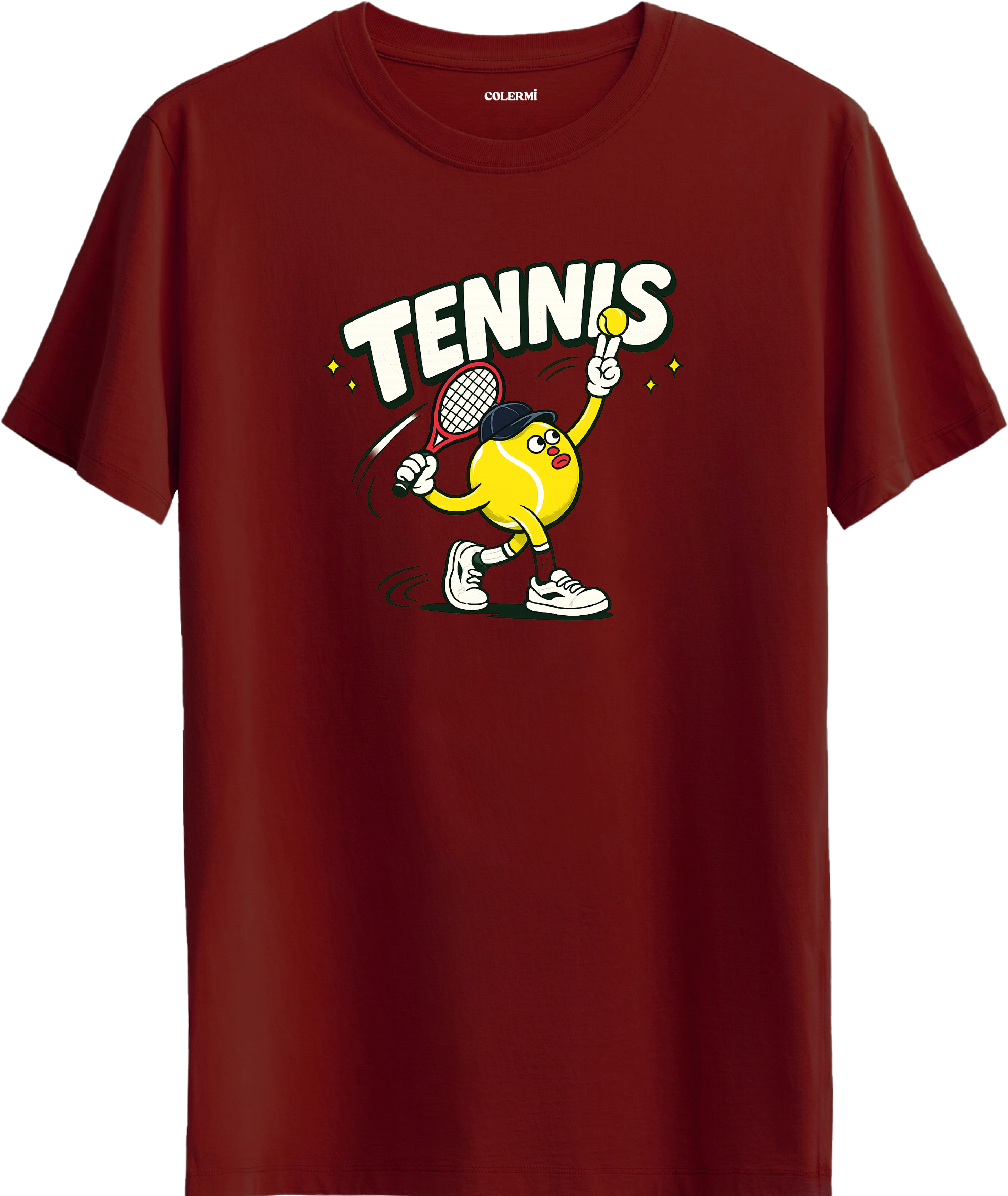 Tennis Ball Baskılı Regular Tişört
