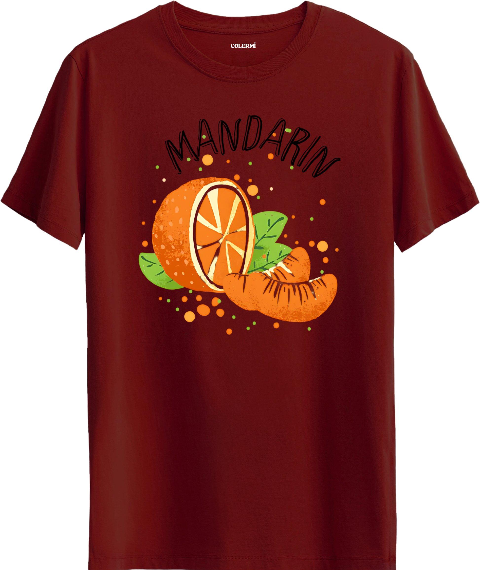 Mandalina Baskılı Tişört | Colermi Tişört