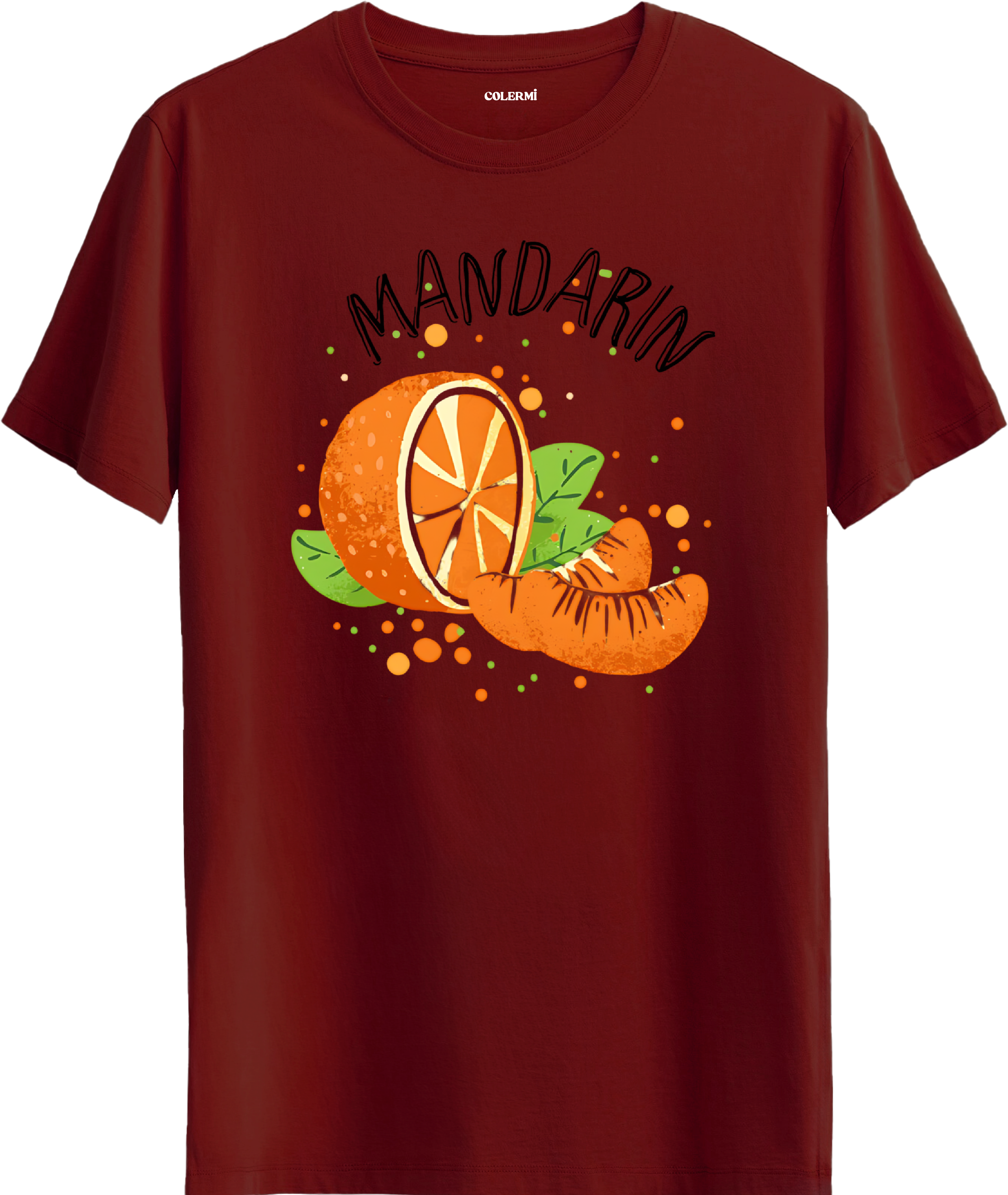 Mandalina Baskılı Tişört | Colermi Tişört