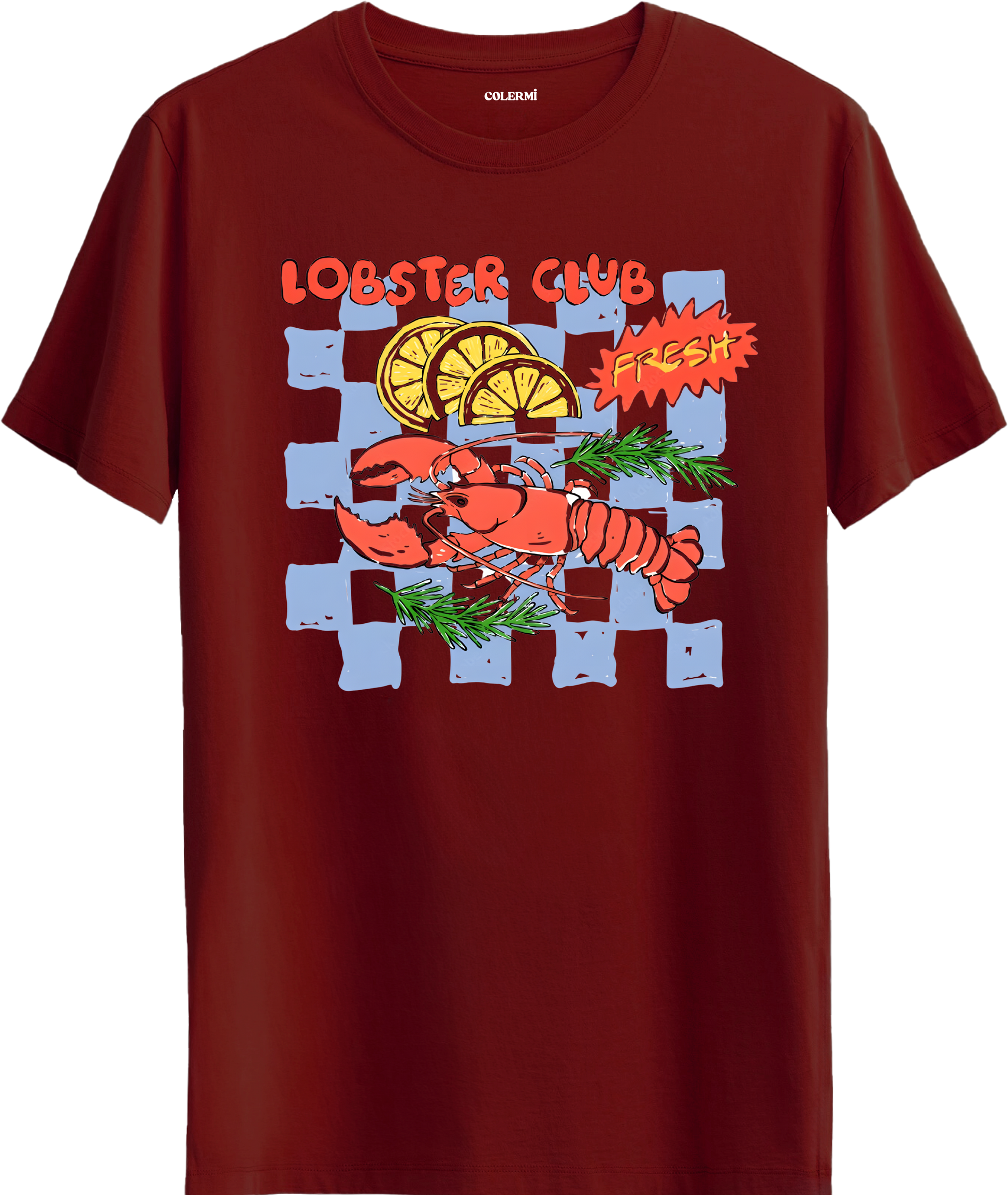 Lobster Club Baskılı Tişört görsel 4 | Colermi