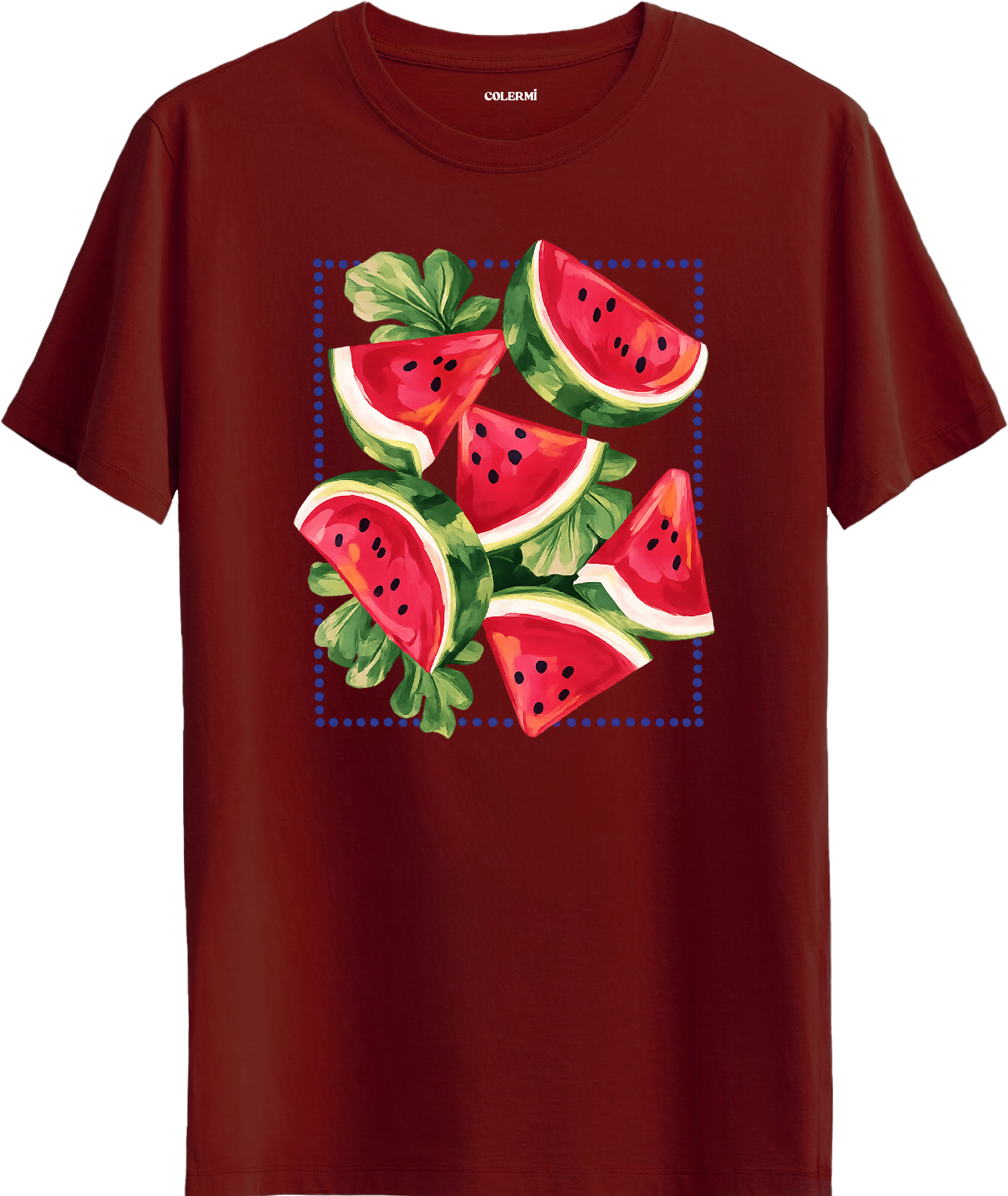 Watermelon Slice Baskılı Tişört görsel 4 | Colermi