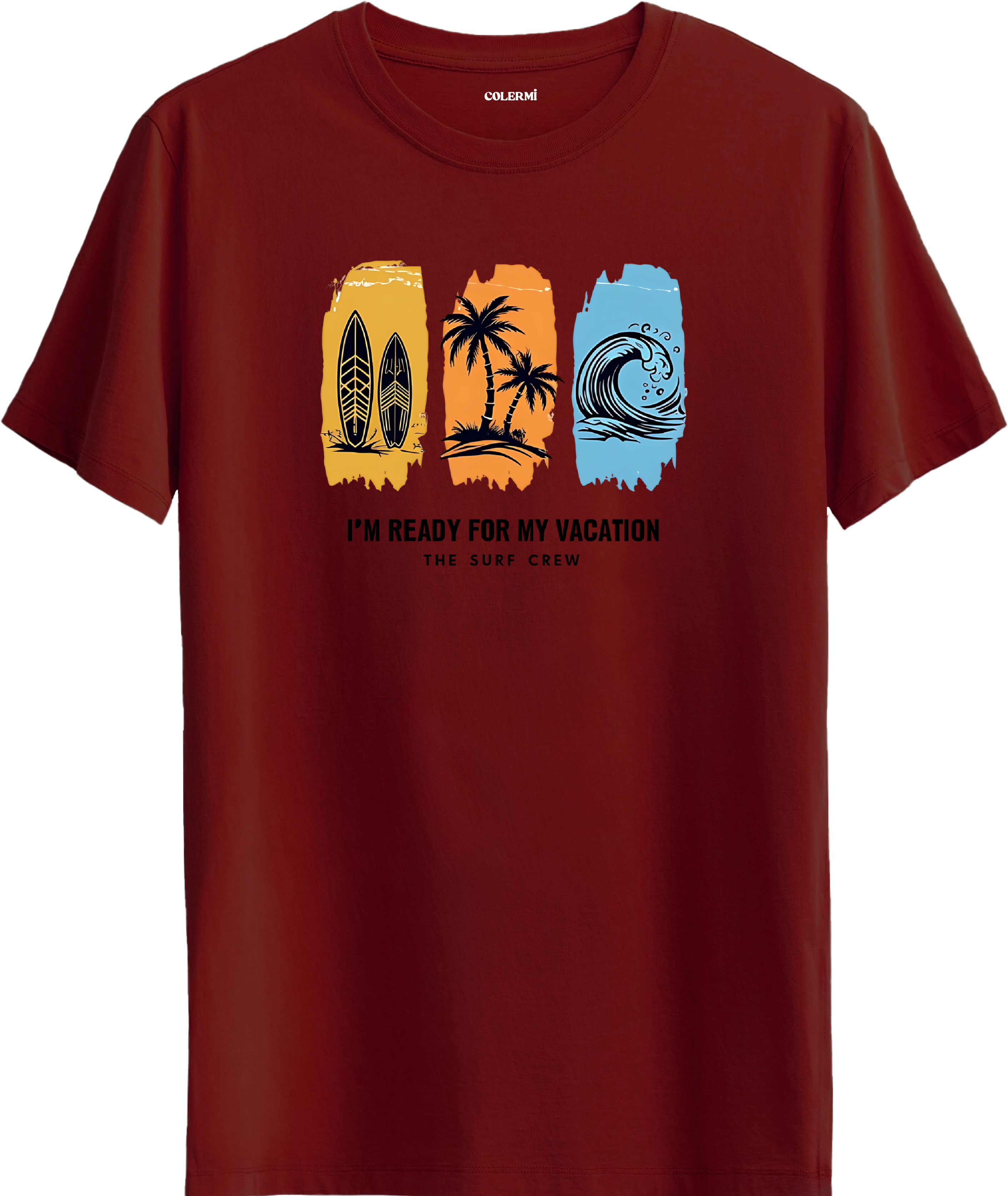 Vacation Surf Crew Baskılı Regular Tişört