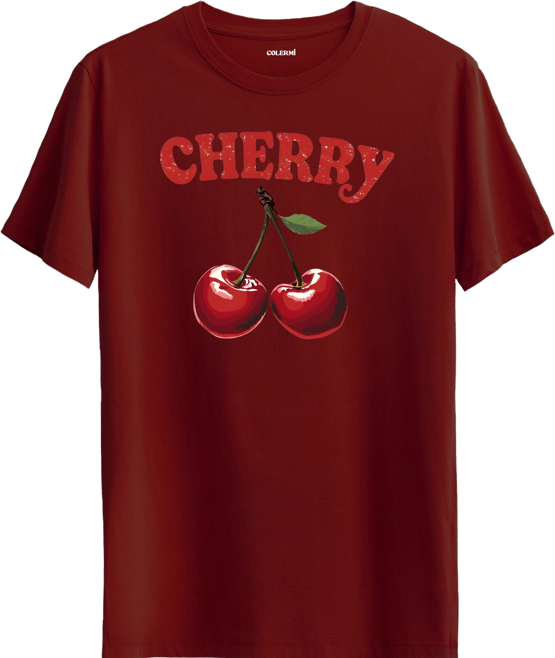 Cherry Baskılı Tişört görsel 4 | Colermi
