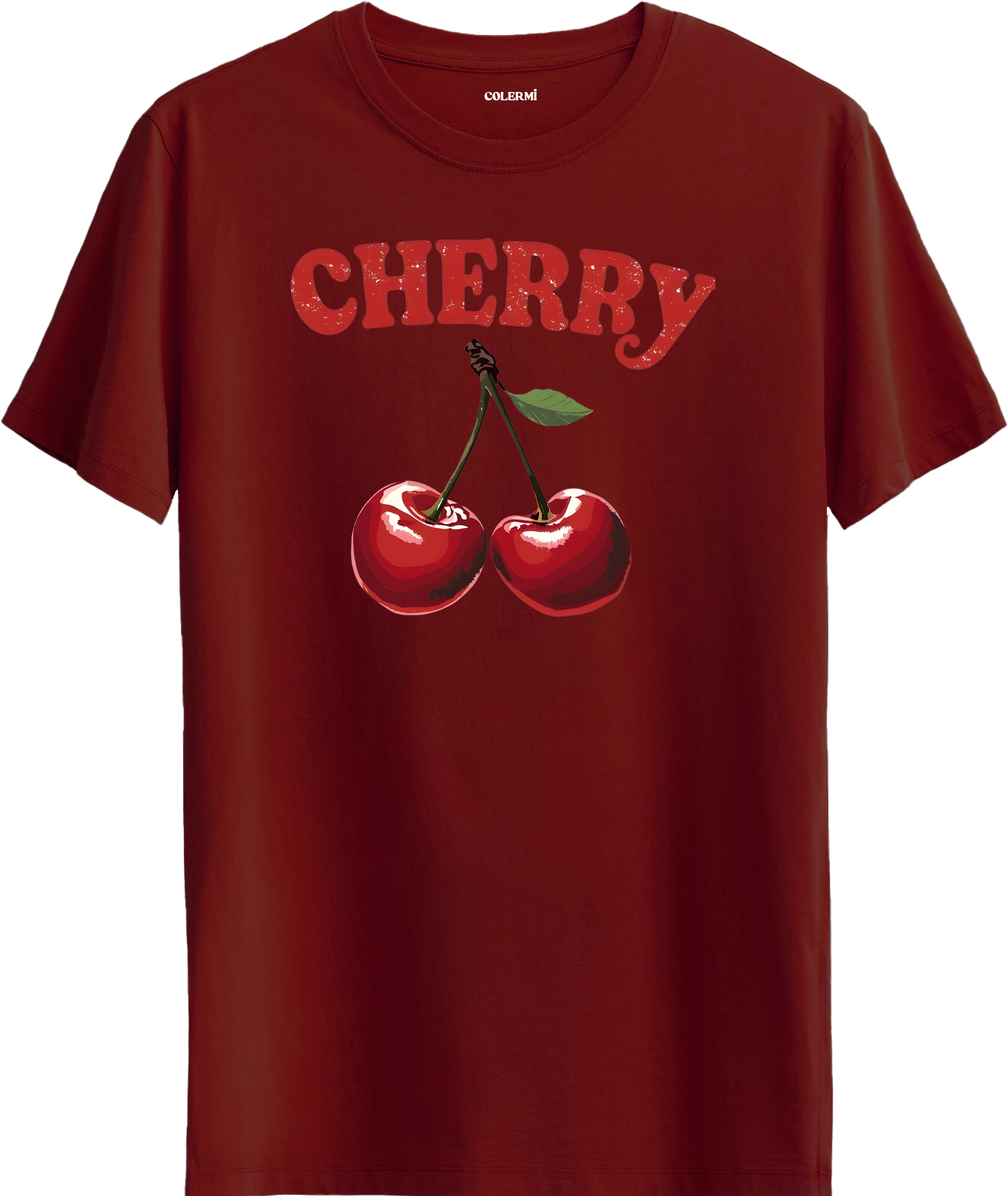Cherry Baskılı Tişört görsel 4 | Colermi