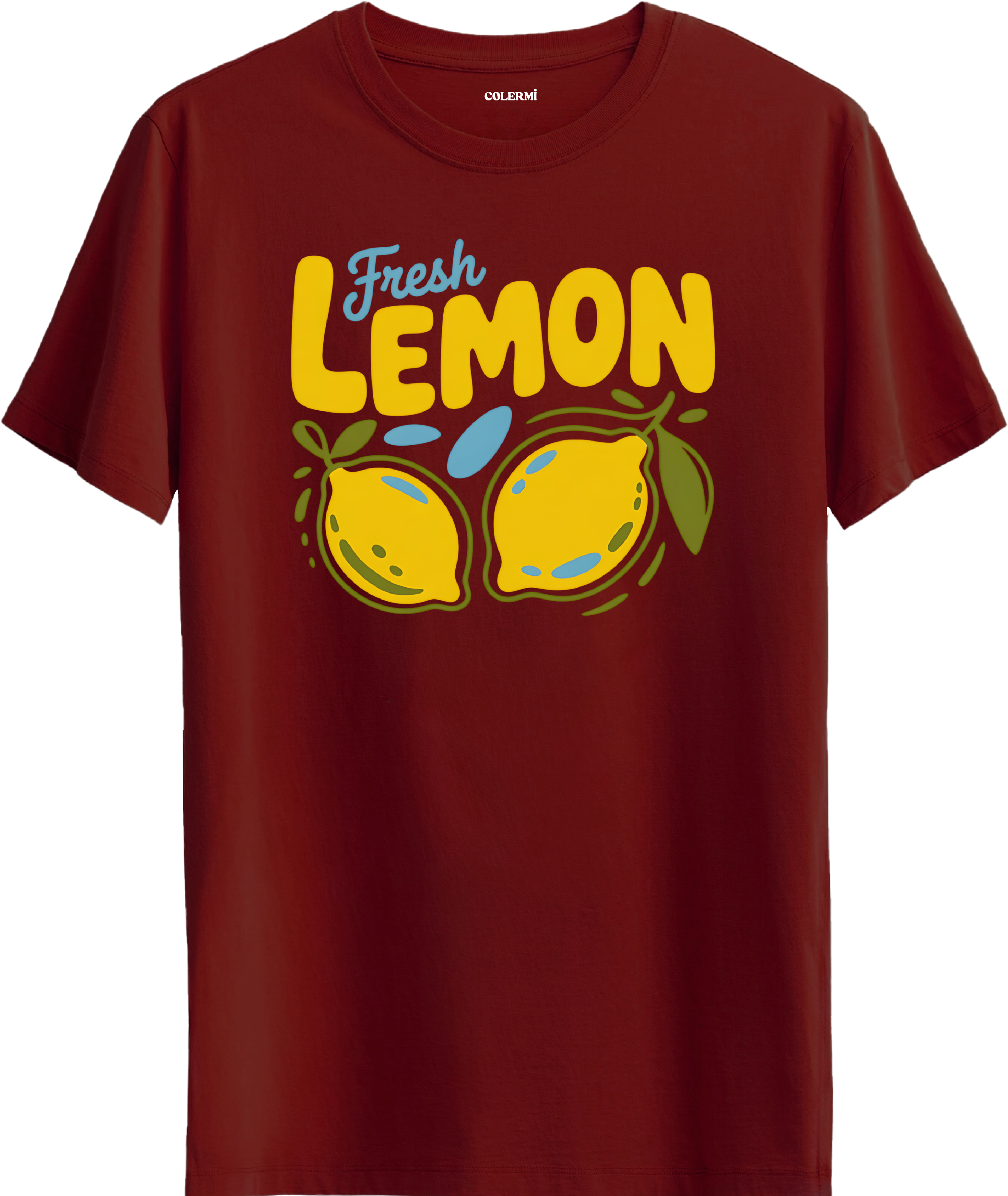 Fresh Lemon Baskılı Tişört | Colermi Tişört