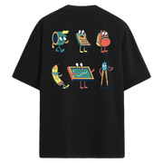 Back to School Sırt Baskılı Oversize T-Shirt