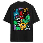 Bunny Chaos %100 Pamuk Oversize Unisex Tişört