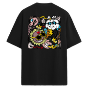 Funky Storm Sırt Baskılı Oversize T-Shirt