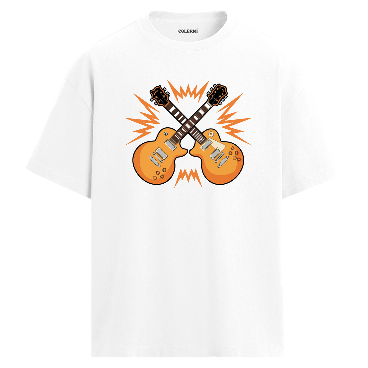 Rock Guitars Oversize Unisex T-Shirt