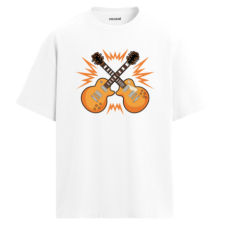 Rock Guitars Oversize Unisex T-Shirt
