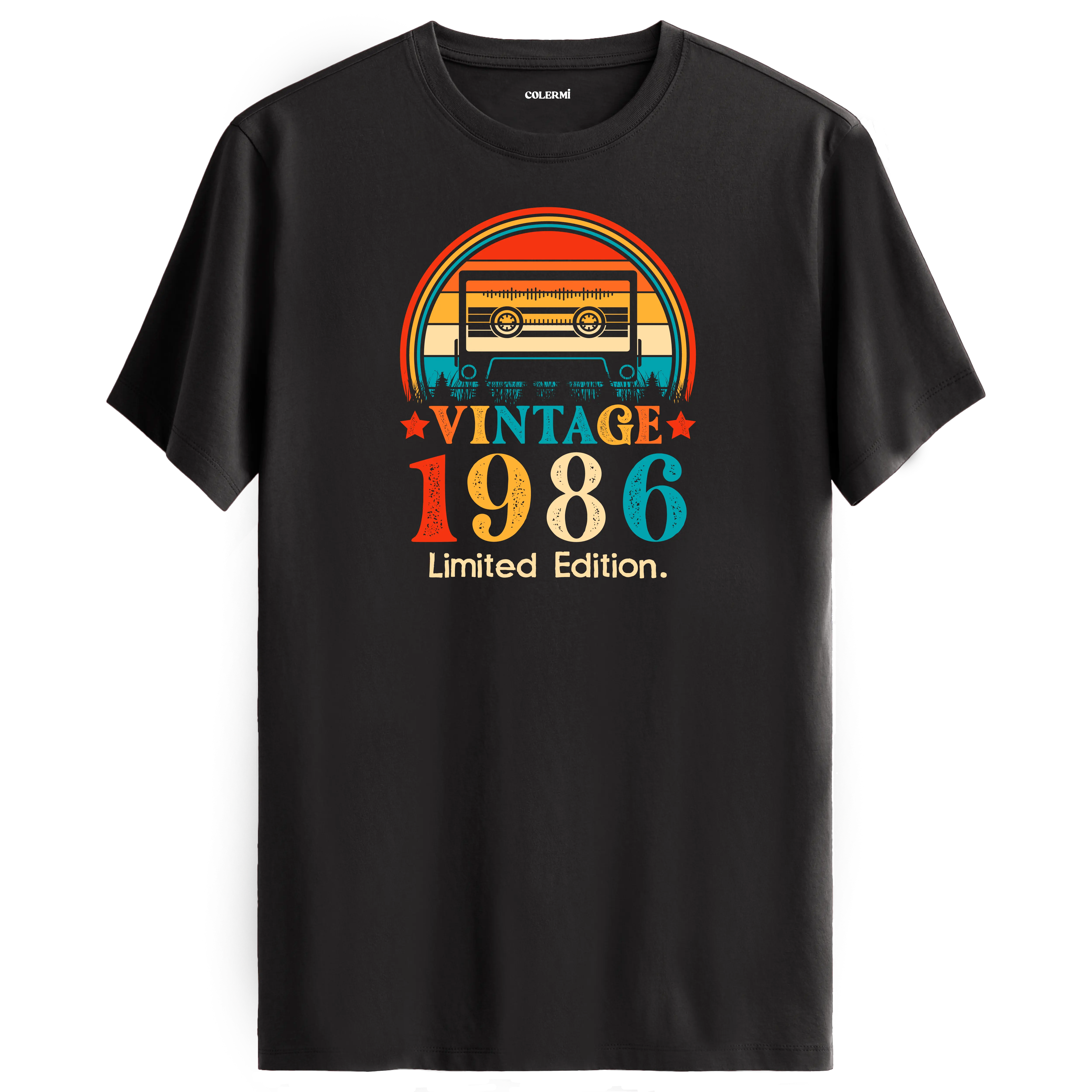 Vintage Tişört – 1986 Mixtape Kaset Tasarımı görsel 6 | Colermi