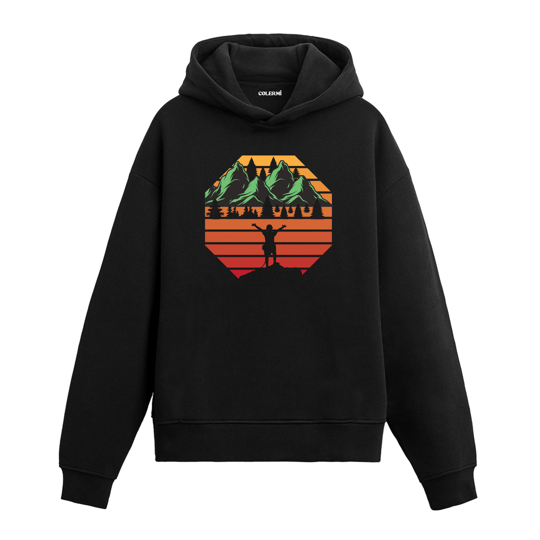 Freedom at Nature's Peak Graphic Hoodie