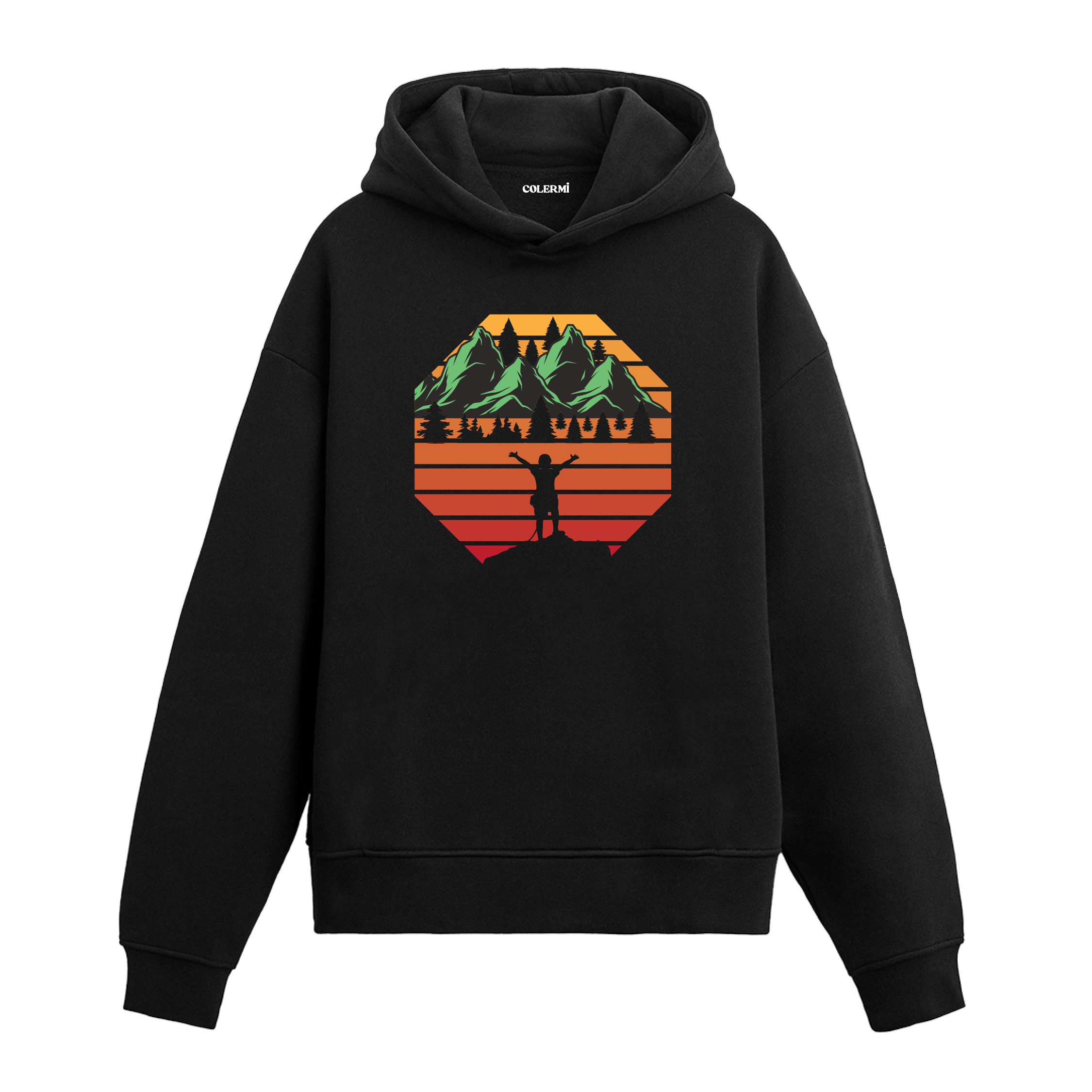 Freedom at Nature's Peak Graphic Hoodie