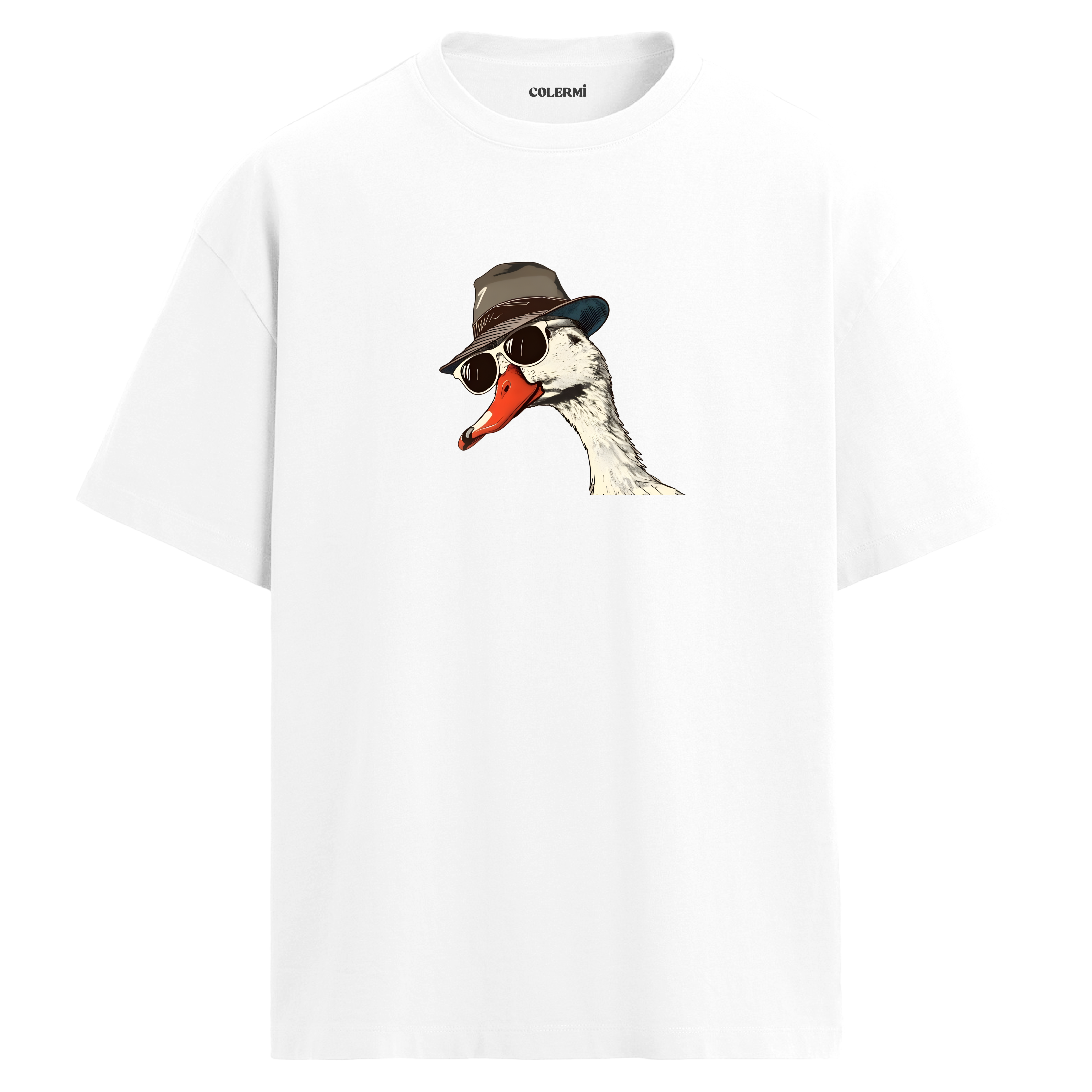 Cool Duck Şapkalı Tasarım Oversize Tişört