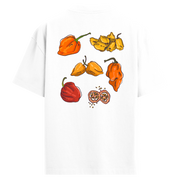 Habanero Biber Baskılı Oversize Tişört