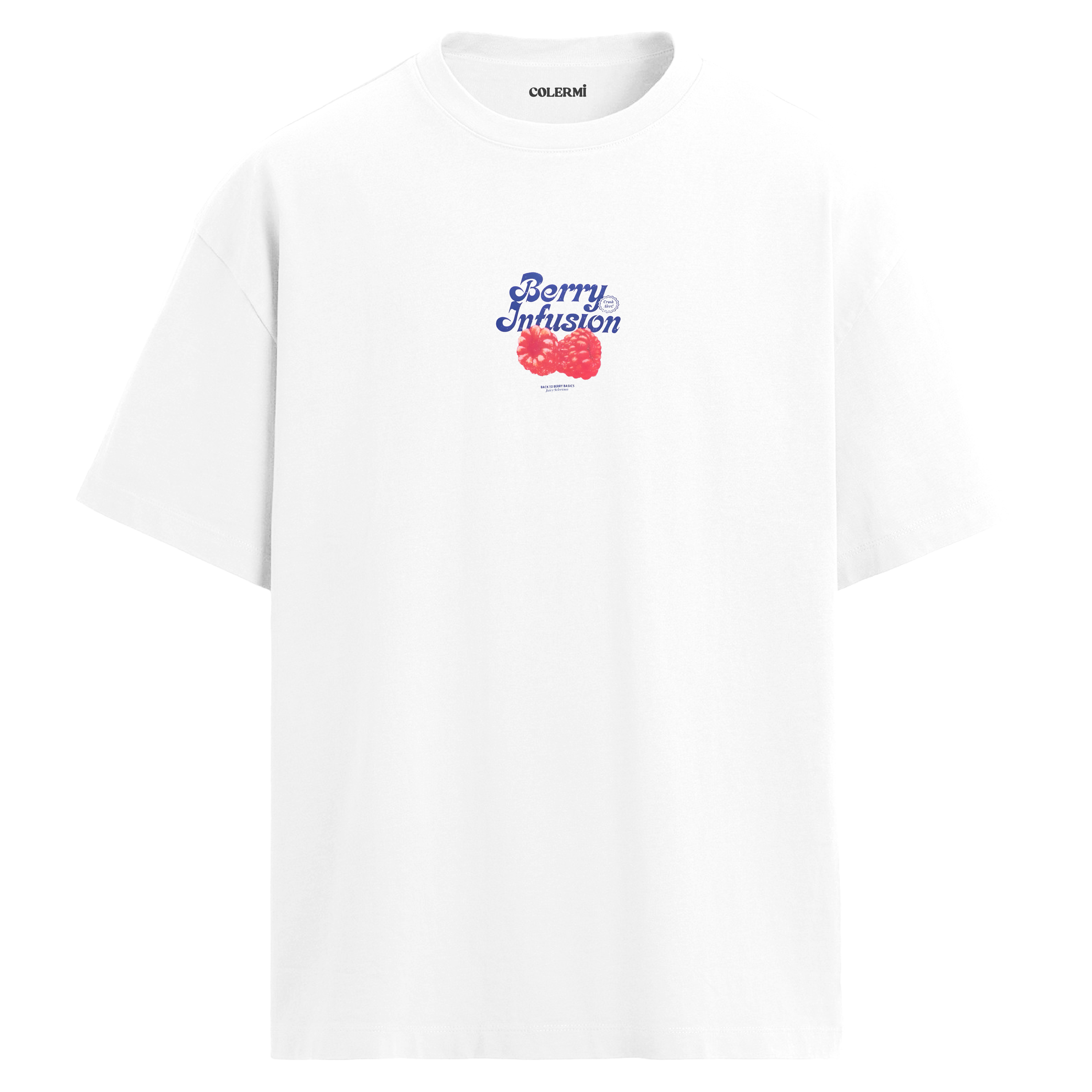 Berry Infusion Tasarım Oversize Tişört detay | Colermi