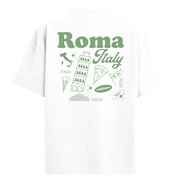 Back Print Sırt Baskılı Oversize T-Shirt