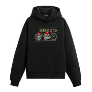 The Best Generation Vintage Motosiklet Tasarım Hoodie