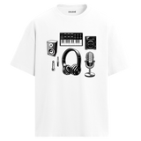 Stüdyo Ekipmanları Oversize Unisex T-Shirt