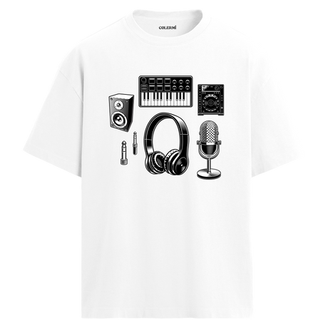 Stüdyo Ekipmanları Oversize Unisex T-Shirt