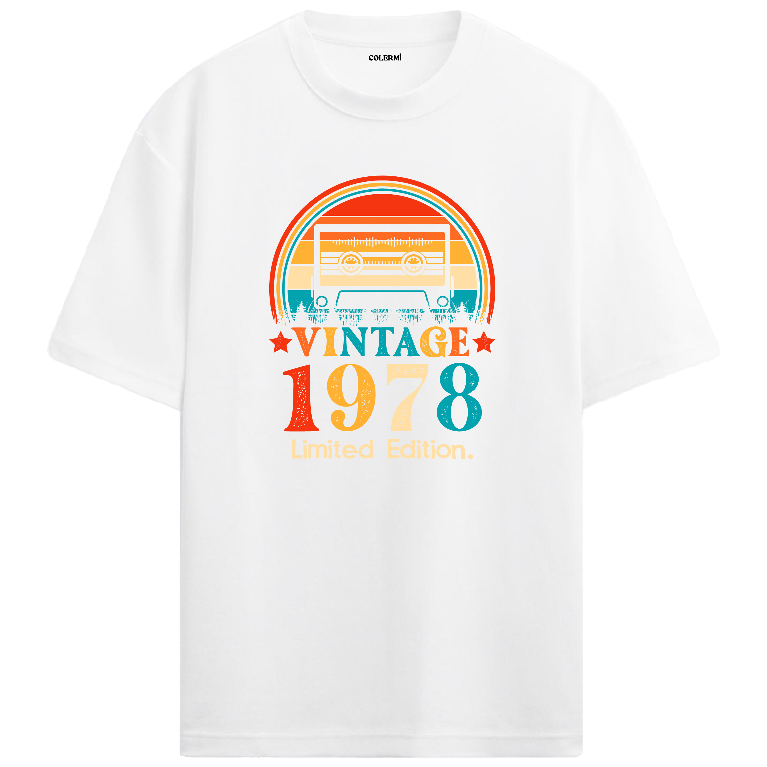 1978 Mixtape Crewneck Oversized Vintage T-Shirt