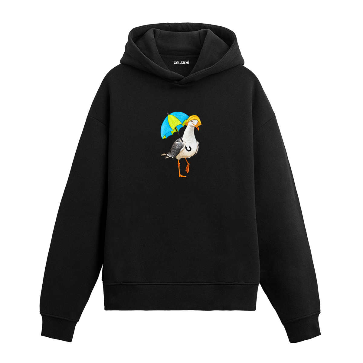 Yağmurlu Martı Tasarım Hoodie