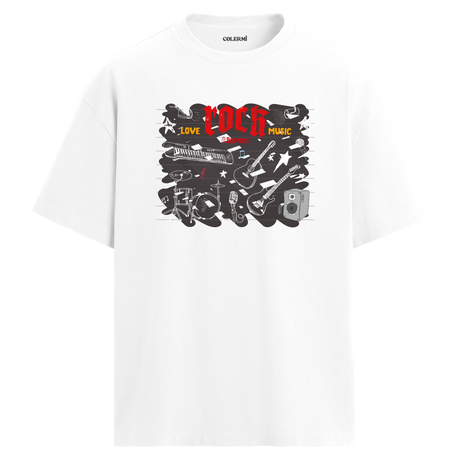 Love Rock Music Oversize Unisex T-Shirt