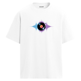 Plak Dalga Desenli T-Shirt – %100 Pamuk