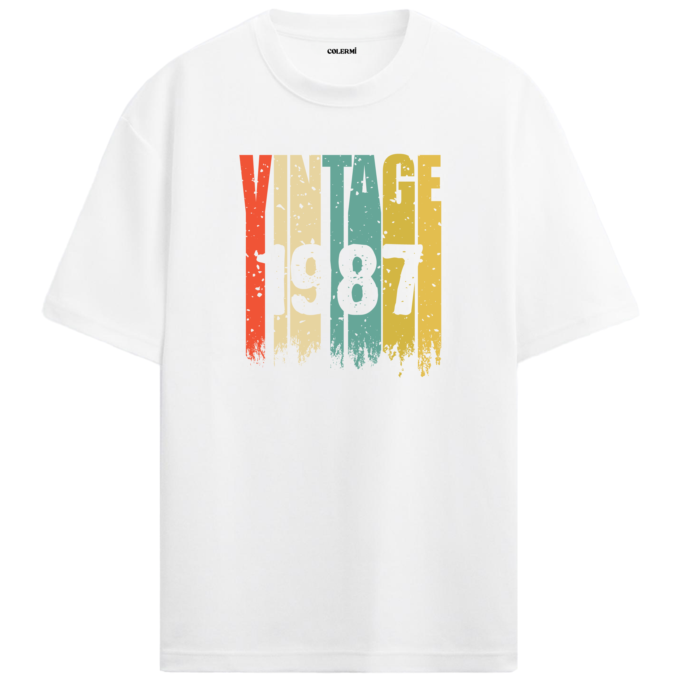 1987 Vintage Era Oversize Tişört