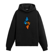 Ay Işığında Koi Balıkları Tasarım Hoodie