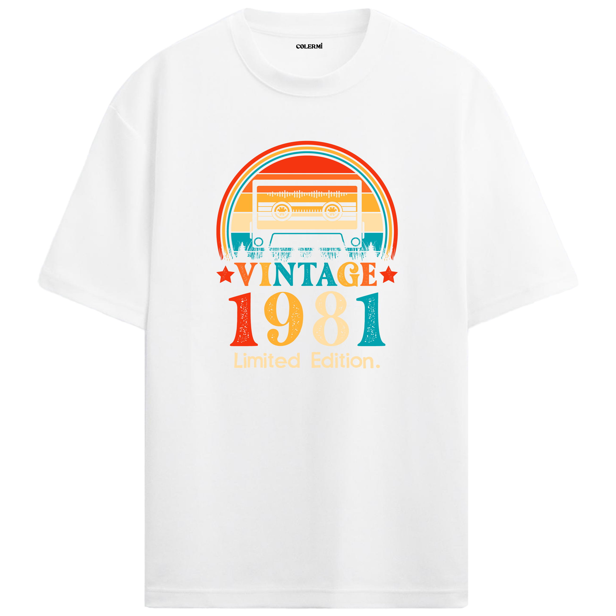 1981 Mixtape Crewneck Oversized Vintage T-Shirt
