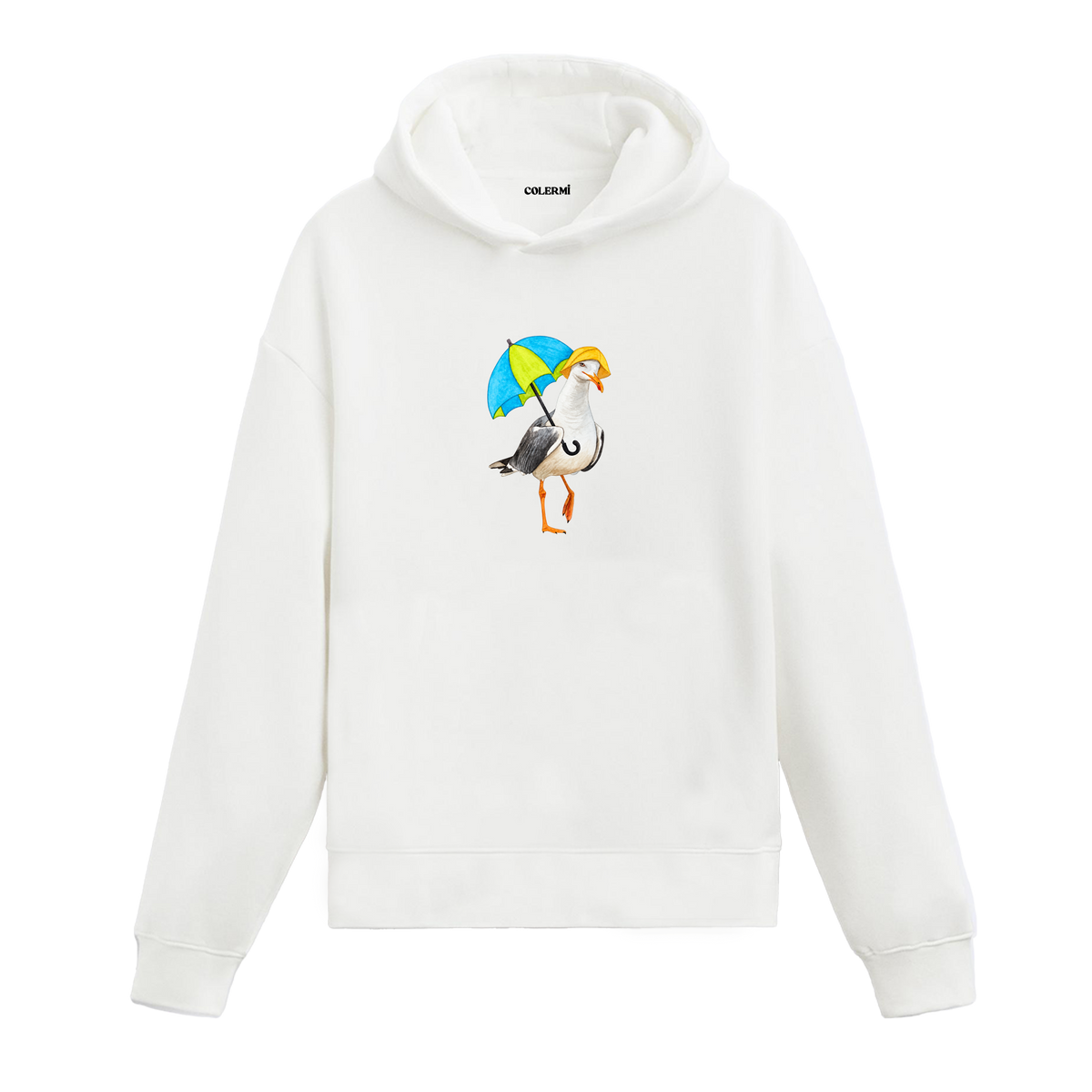 Yağmurlu Martı Tasarım Hoodie