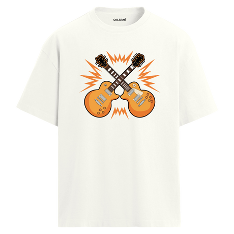Rock Guitars Oversize Unisex T-Shirt