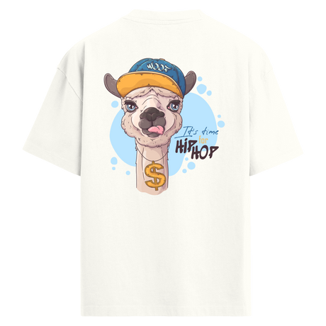 Hip Hop Sırt Baskılı Oversize Tişört