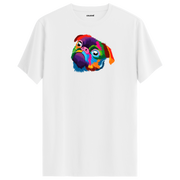 Sad Pug Tee – Vibrant Pop Art Dog Shirt