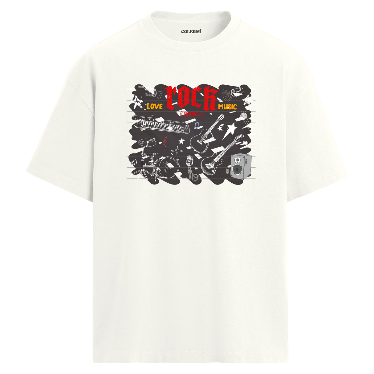 Love Rock Music Oversize Unisex T-Shirt