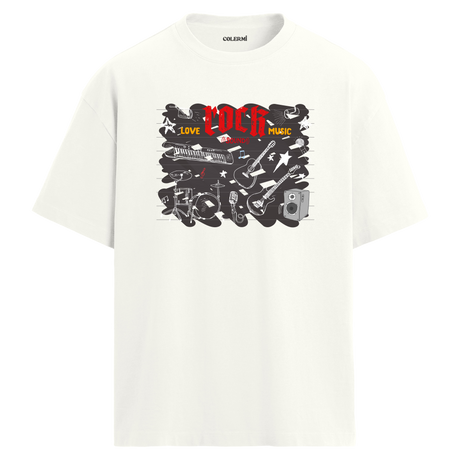 Love Rock Music Oversize Unisex T-Shirt
