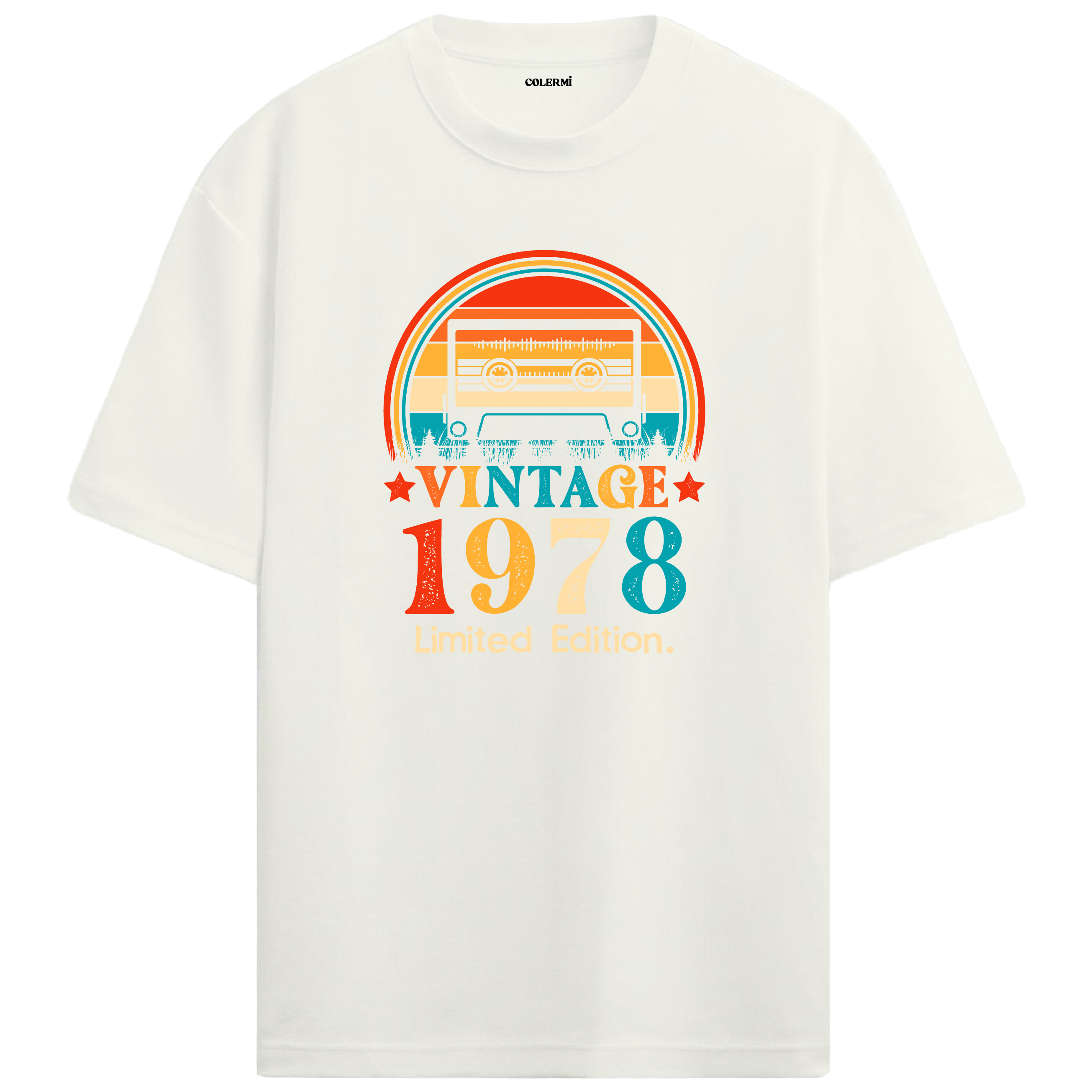1978 Mixtape Crewneck Oversized Vintage T-Shirt