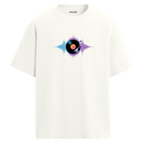 Plak Dalga Desenli T-Shirt – %100 Pamuk
