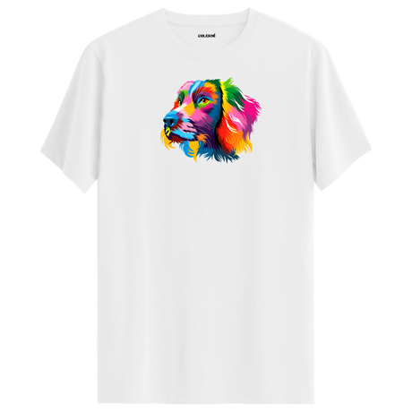 Colorful Cocker Spaniel Tee – Artistic Dog Lover Tee