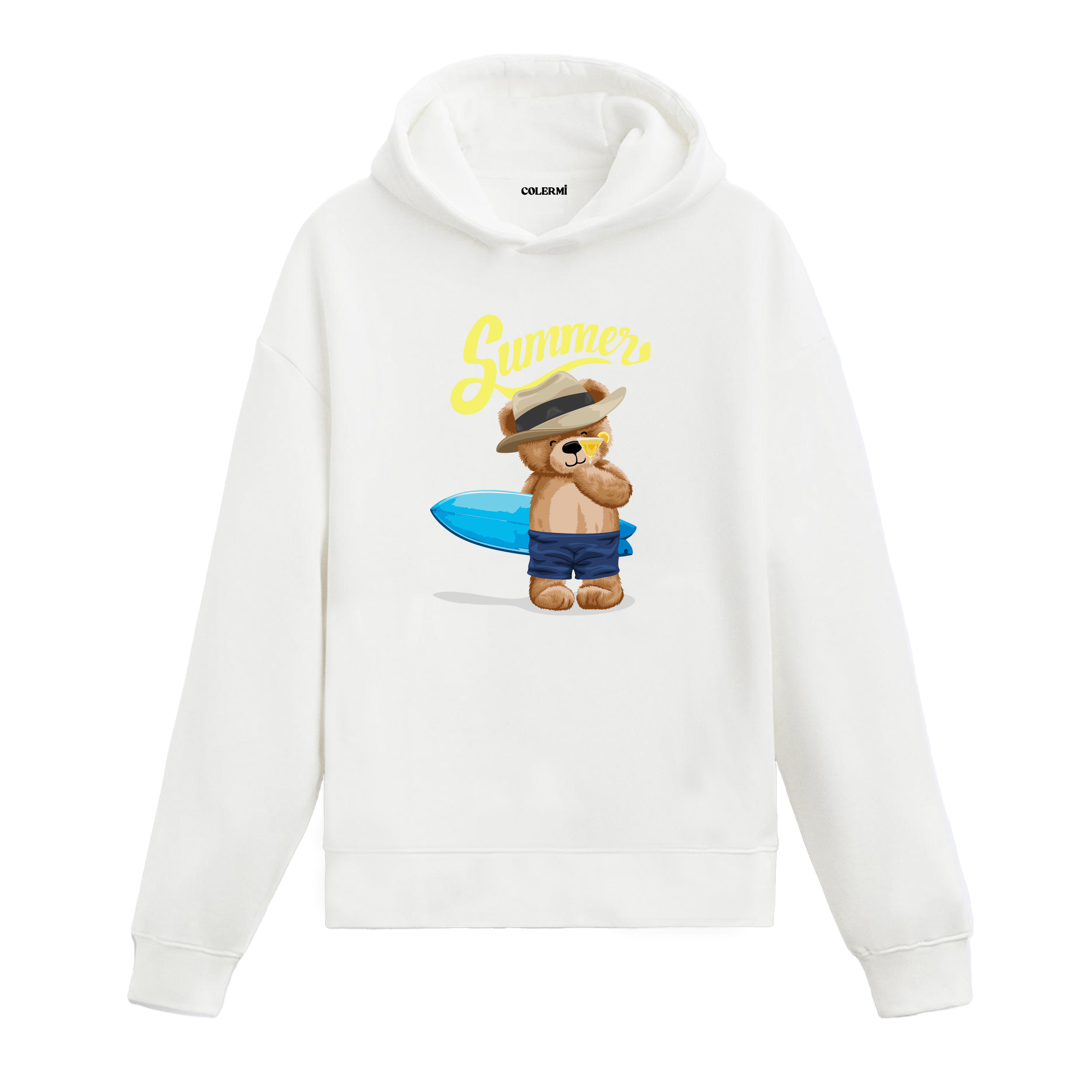 Summer Vibes Bear Hoodie