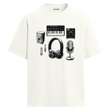 Stüdyo Ekipmanları Oversize Unisex T-Shirt