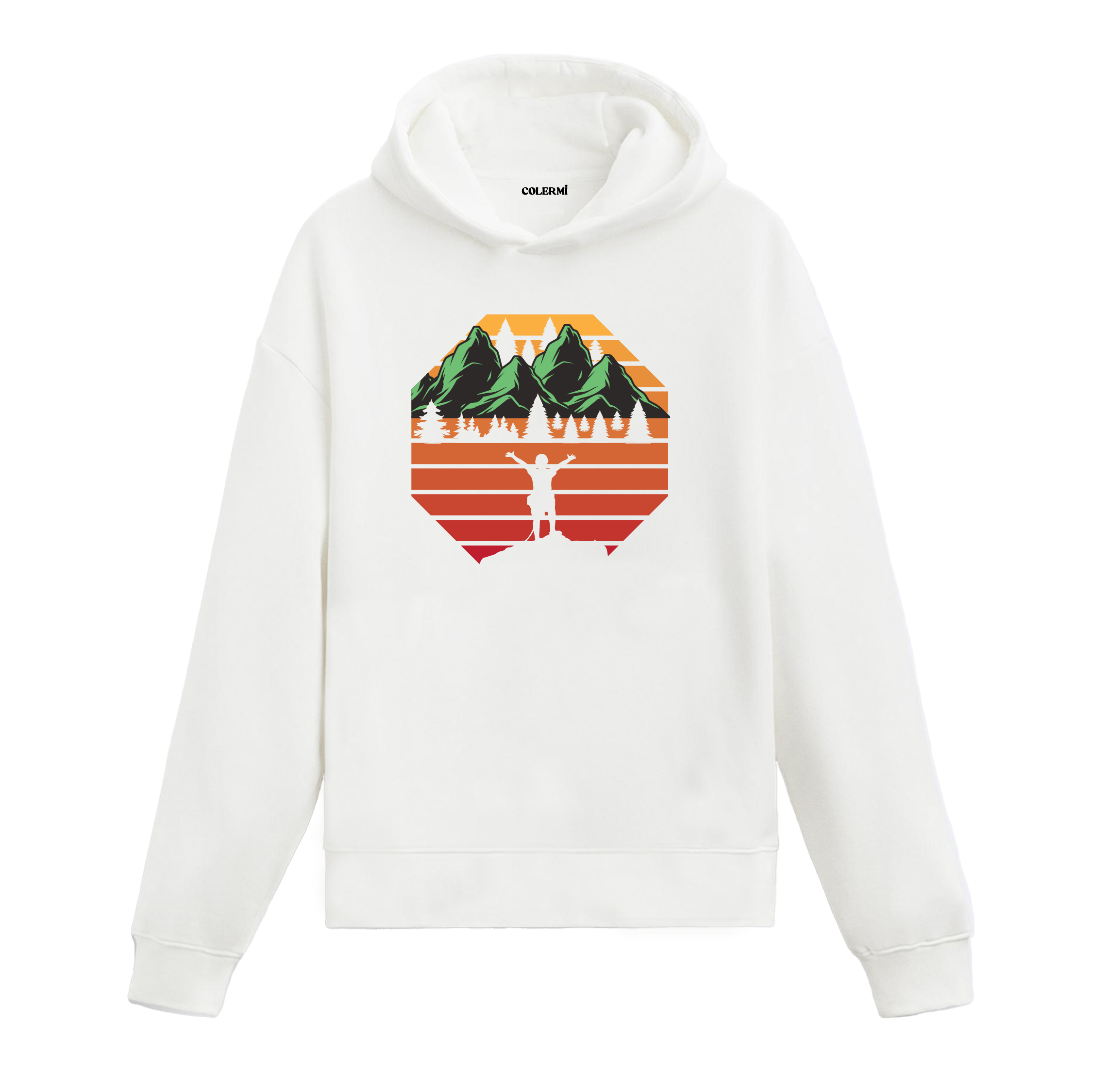 Freedom at Nature's Peak Graphic Hoodie