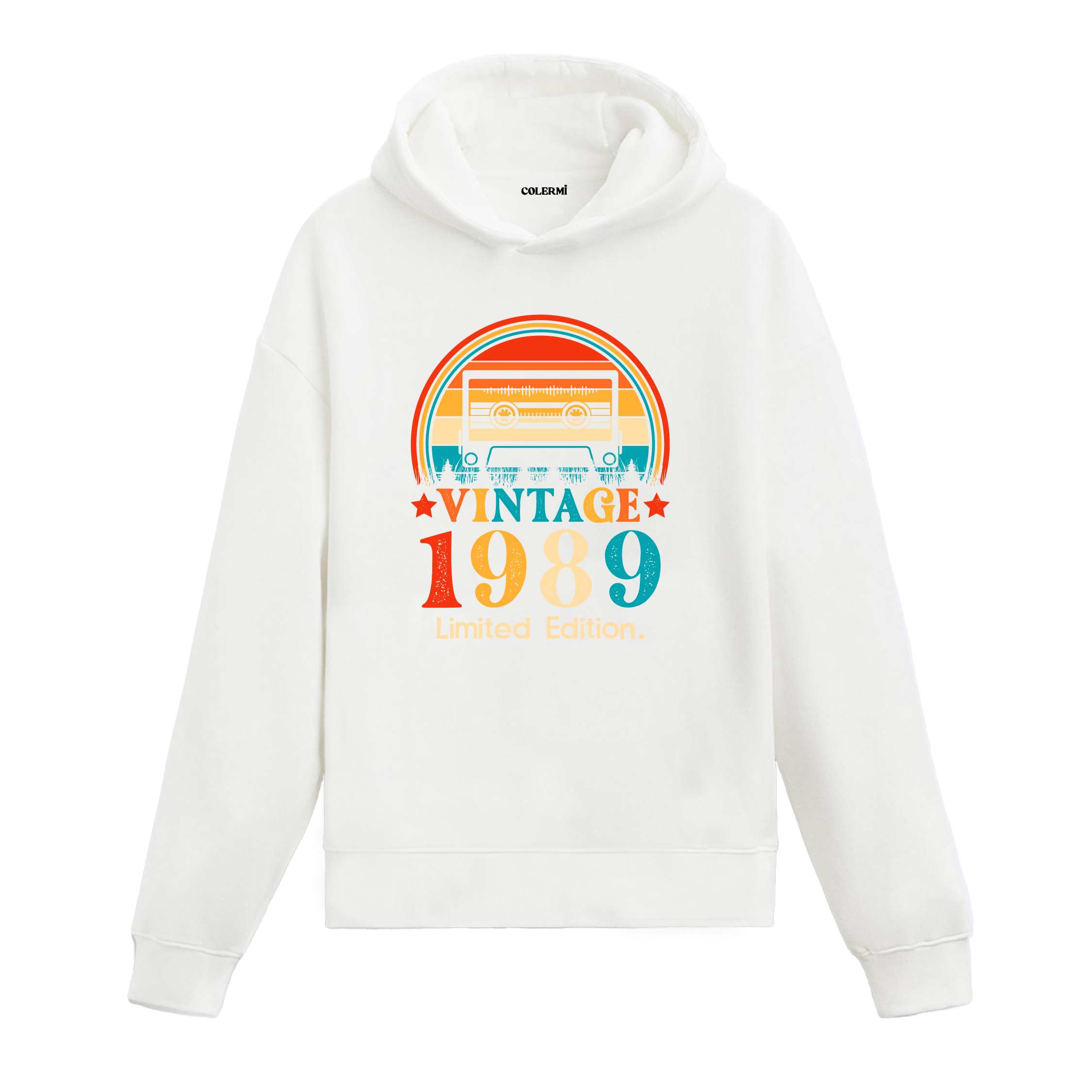 1989 Vintage Hoodie Kaset Tasarım