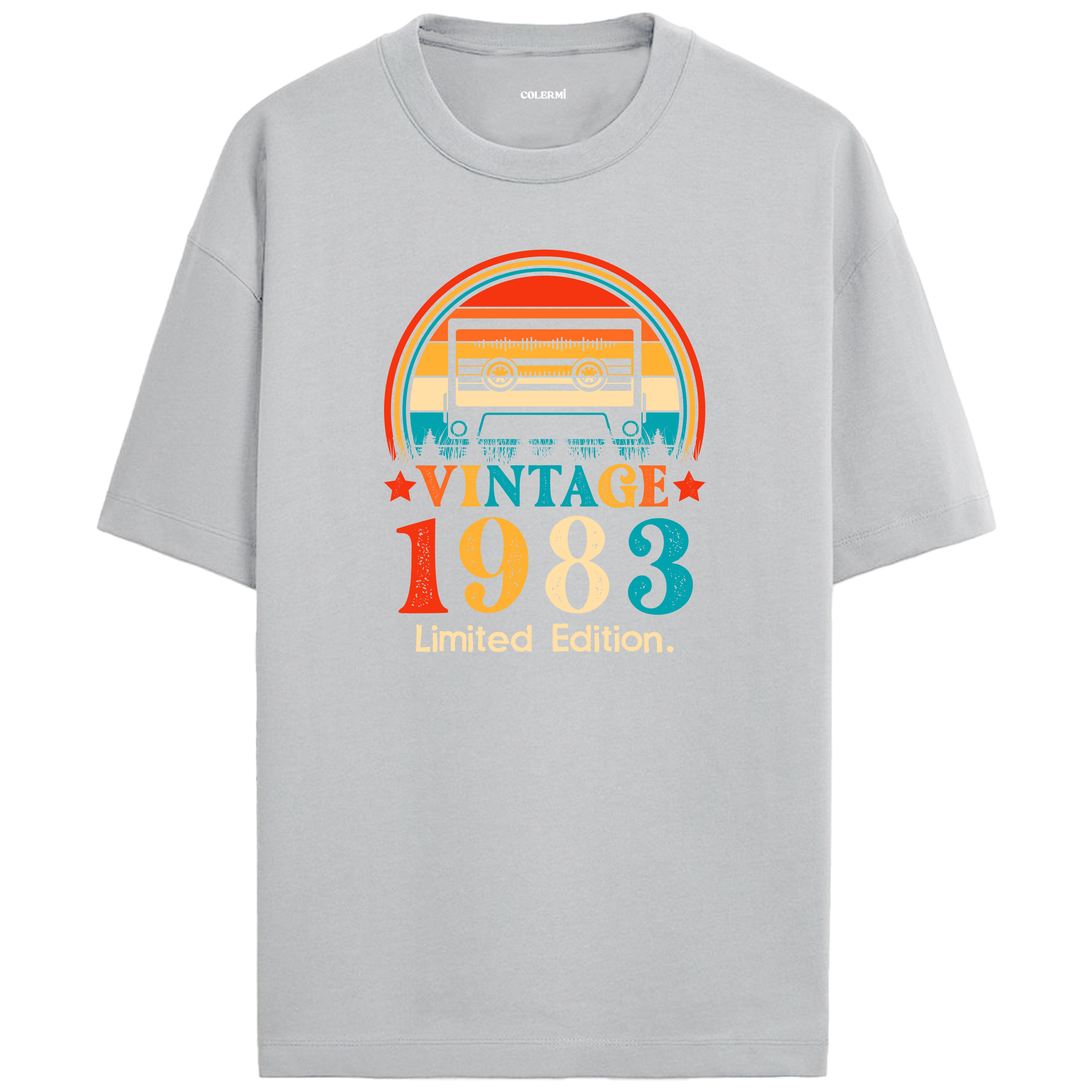 1983 Mixtape Crewneck Oversized Vintage T-Shirt