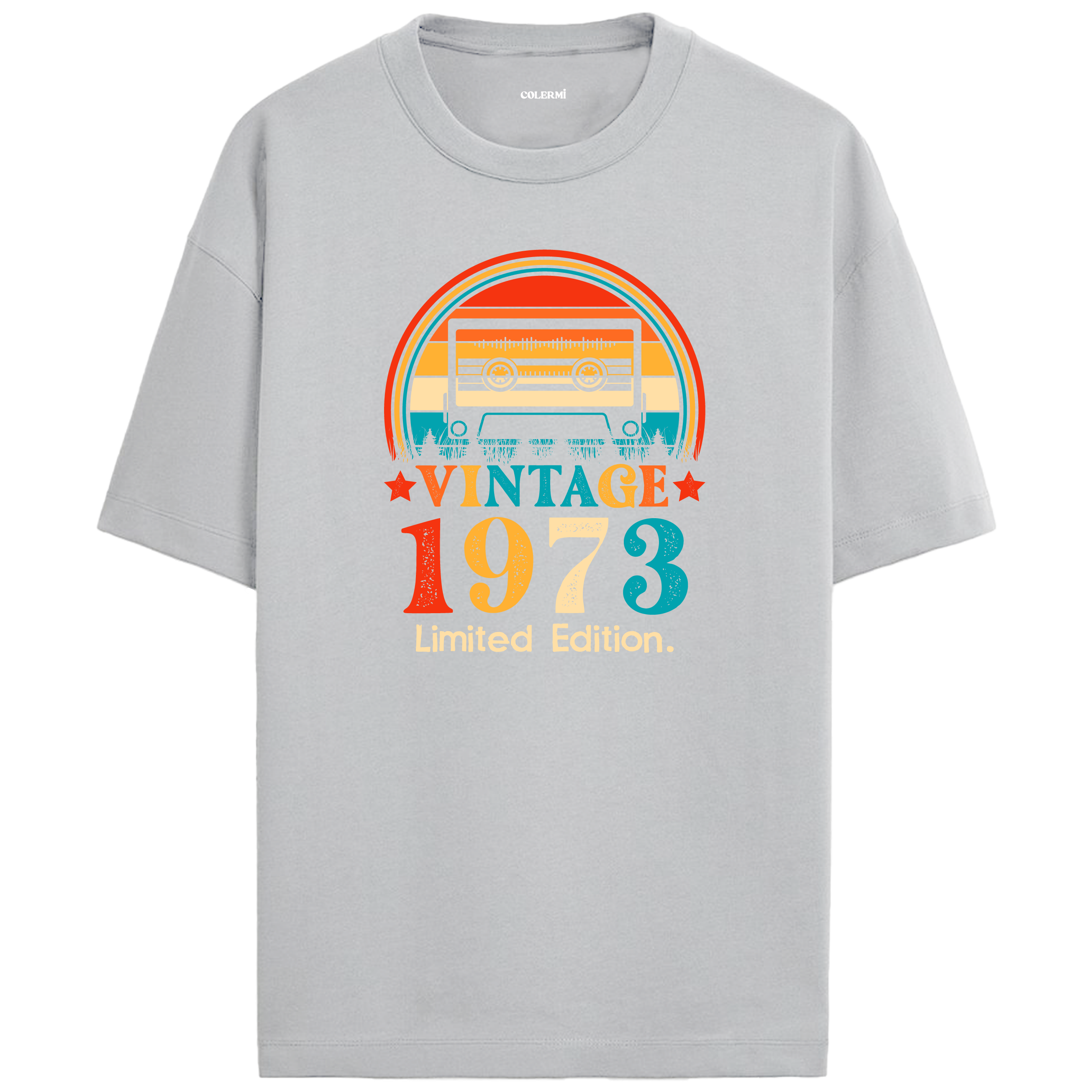 1973 Mixtape Crewneck Oversized Vintage T-Shirt
