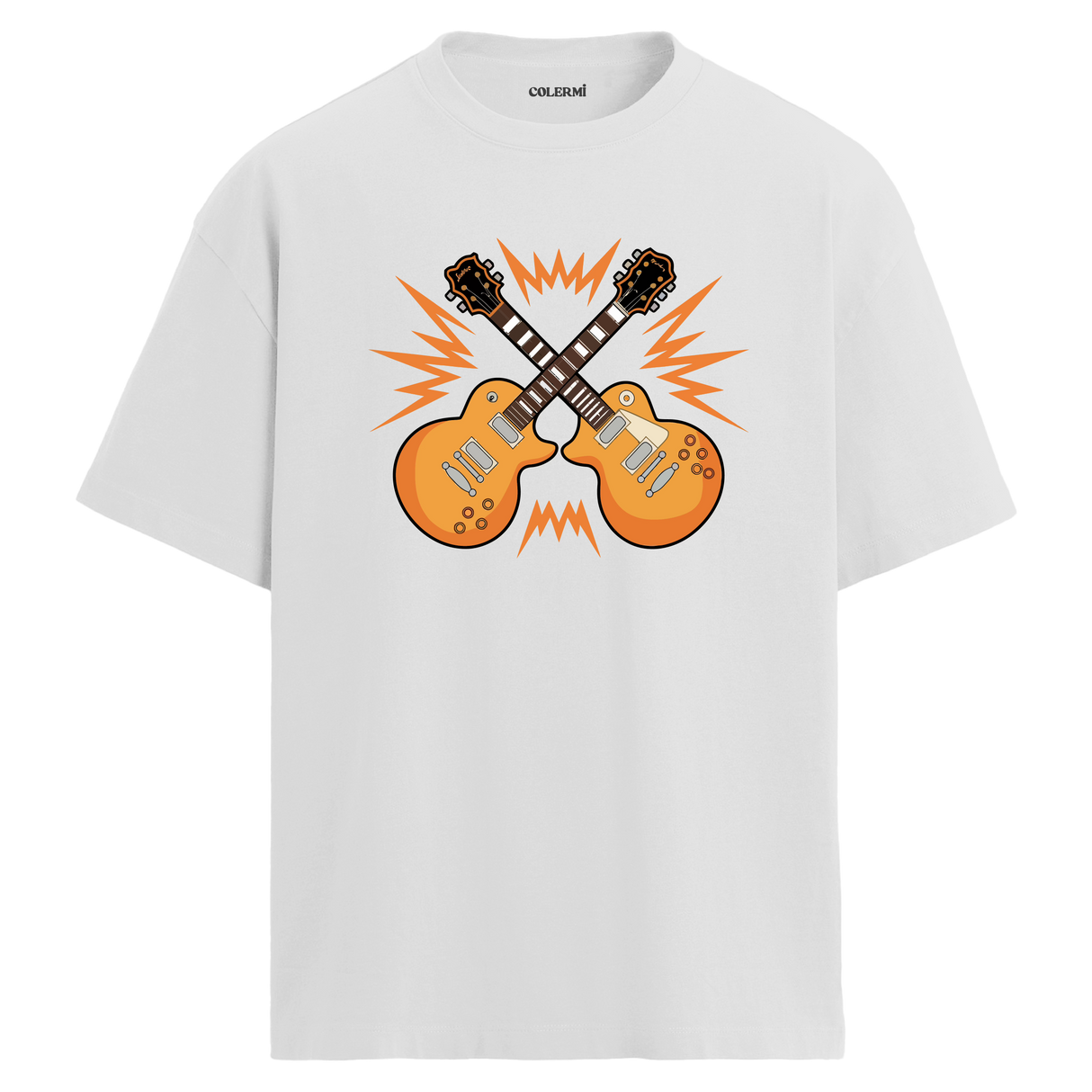 Rock Guitars Oversize Unisex T-Shirt