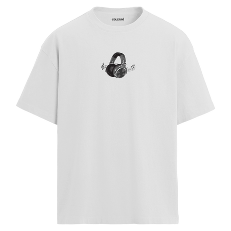 Headphones & Melody Oversize Unisex T-Shirt